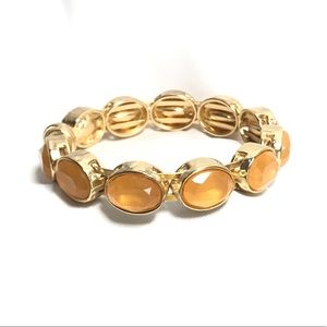 Tangerine & Gold toned bracelet